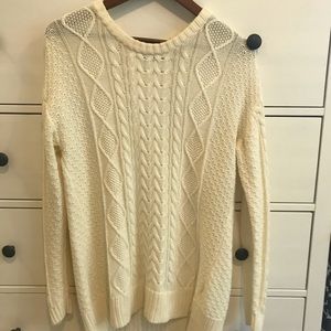 Urban outfitters oversized cream sweater